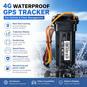 Localizador GPS 4G con Corte Remoto del Motor, Dispositivo Antirrobo para Autos, Rastreo en Tiempo Real, Resistente al Agua IP67, Posicionamiento GPS BDS - Product Image 2
