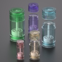 Flacon vide en PP cylindrique de 15g, 30g, 50g pour déodorant, bâton de cire capillaire, avec étanchéité, idéal pour la sérigraphie