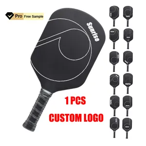 Raqueta de pickleball de polímero de fibra de carbono fibra de vidrio Sunrise diseños personalizados usapa termoformado t700 pickleball paddle