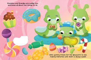 Hora de acostarse para Glowworm Libro de tablero con luz y tacto sensorial para niños - Product Image 4