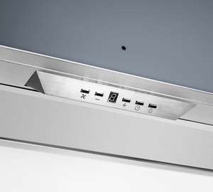 Campana Extractora de Cocina Integrada Moderna de Acero Inoxidable con Ventilación, Diseño de Chimenea de Alto Flujo de Aire para Uso Doméstico y Comercial en EE. UU. - Product Image 6