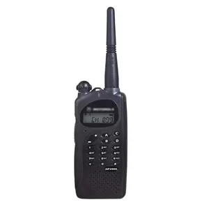 GP2000 walkie talkie analógico walkie talkie fino conjunto mãos livres handheld de longo alcance fone de ouvido 2 vias rádio