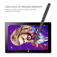 Stylet tactile en aluminium à 1024 niveaux de pression avec technologie de détection active MMP et rejet de la paume pour tablette Microsoft Surface
