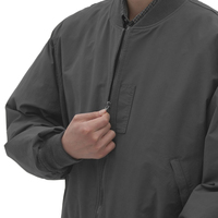 Blouson Bomber Homme Surdimensionné Personnalisé Style Streetwear Rembourré Décontracté avec Poches Utilitaires Vente en Gros Usine OEM ODM