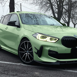 Bmw 1 Series F40 M Sport Front Canard <b>Decals</b> Piano Black Carbon Fiber Texture Adhesive 2019+ Car <b>Window</b> Deflectors - Product Image 1