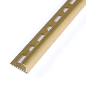 Foshan FSF Decorative Accessories Alloy Brass Aluminum Ceramic Tile Border Edging Aluminium Tile Trim For Wall Corner