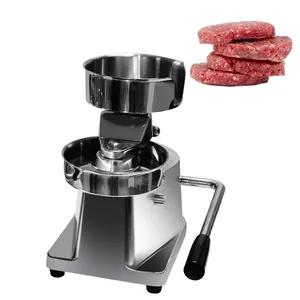 China supplier beef shrimp meat hamburger burger patty making machine