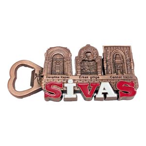 Logotipo personalizado Promoción Popular City Landmark <span class=keywords><strong>Chipre</strong></span> Sivas Souvenir Refrigerador Imán Abridor - Product Image 5