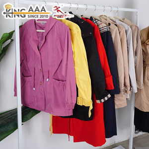 KungFu KingAAA Trench Corto Retrò con <span class=keywords><strong>Cintura</strong></span> da Donna, Giacca Invernale Vintage Usata di Seconda Mano, Giacca Avvolgente in Vita, Abbigliamento Casual Streetwear - Product Image 3