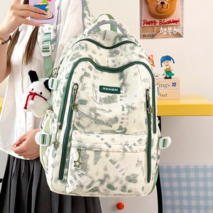Ins japanese style tie-dye backpack for men and women easiest for match school <b>bag</b> k-style junior high school student backpack - Product Image 1