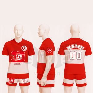 Conjunto de Uniforme Deportivo Personalizado de Fútbol, Camiseta y Pantalones Cortos Sublimados - Product Image 1