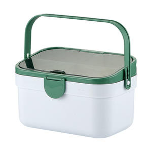Shantou <b>Pill</b> <b>Storage</b> <b>Case</b> 4 Grids Double Layer Portable Plastic Medicine Box With Flip Top For Household Use - Product Image 5