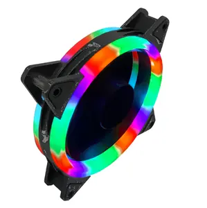 Newest Design air-cooled optimized PC fan Liquid Cooler Cooling Fan Ventilador With RGB Controller Set