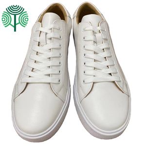 Zapatillas de cuero de vaca de talla grande para hombre, zapatos planos informales para caminar y andar en monopatín, primavera 38-49 - Product Image 1