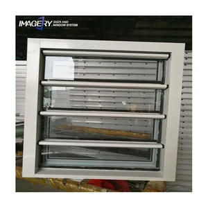 <span class=keywords><strong>Ventanas</strong></span> <span class=keywords><strong>de</strong></span> Aluminio con Persianas Metálicas <span class=keywords><strong>de</strong></span> Seguridad Ajustables y Vidrio Transparente, Diseño <span class=keywords><strong>de</strong></span> Marco, <span class=keywords><strong>Precio</strong></span> <span class=keywords><strong>para</strong></span> <span class=keywords><strong>Casa</strong></span> - Product Image 4