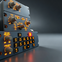 Panneau de commande radar météorologique physique, accessoire DIY fait main pour la construction d'un simulateur de vol A320 immersif