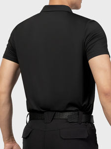 Polo de golf pour homme, séchage rapide, anti-humidité, UPF50, respirant, extensible, manches courtes, polo de sport OEM - Product Image 6