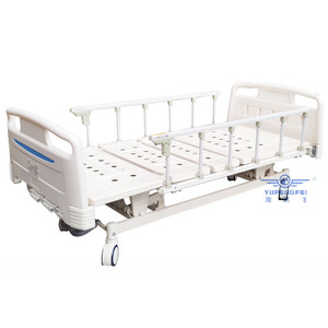 Cama de Hospital Manual Yu Pengfei 2015*960*500-700mm con Barandilla para Uso en Residencias de Ancianos - Product Image 1