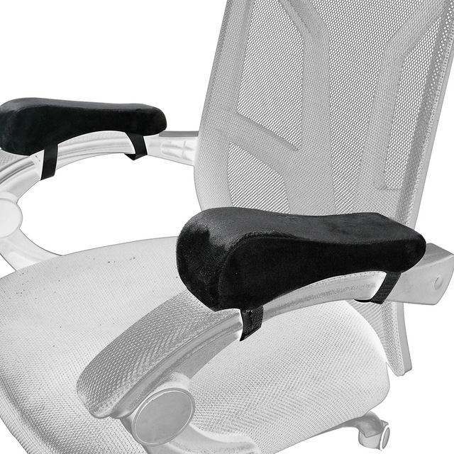 New Slow Rebound Memory Foam Armrest Cushion Pad Breathable Chair Mat Elbow Rest Cushion For Office Home Chairs
