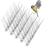 Kit de pointes Caltrops en acier inoxydable garder hors chat écureuil piège dissuasif Durable Pigeon Repeller dispositif extérieur Anti oiseaux pointes