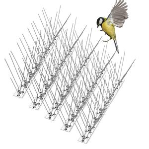 Kit de pointes Caltrops en acier inoxydable garder hors chat écureuil piège dissuasif Durable <span class=keywords><strong>Pigeon</strong></span> Repeller dispositif extérieur <span class=keywords><strong>Anti</strong></span> oiseaux pointes - Product Image 6