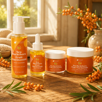 Nettoyant Visage Éclaircissant et Revitalisant à l'Argousier et au Niacinamide, Doux pour la Peau, Haute Qualité, Marque Privée, Faible MOQ