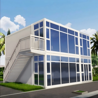 Bâtiment de magasin de détail en conteneur modulaire préfabriqué Maison en conteneur pour centre commercial Maison