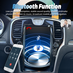 Écran <span class=keywords><strong>radio</strong></span> Android Tesla 13,6 pouces 2din pour Chrysler 300c 2012 2019 GPS Carplay Lecteur multimédia vidéo de voiture Stéréo Unité principale - Product Image 4