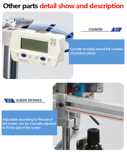 Bền sử dụng bán tự động cong Surfa Màn hình máy in cong ly nhựa Scree - Product Image 5