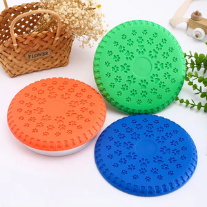 Disque volant en TPR résistant aux morsures pour chiens, jouet interactif en caoutchouc pour l'entraînement en extérieur, jouet à mâcher pour animaux de compagnie, disque volant souple pour chien - Product Image 3