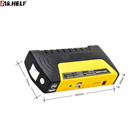Batterie externe avec lampe torche LED pour démarrage d'urgence et recharge, kit de démarrage de voiture portable multifonctionnel