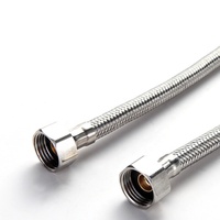 Frap vente en gros tuyau de robinet G1/2-G1/2 40cm tuyau d'eau flexible en acier inoxydable pour robinet de cuisine F95-4