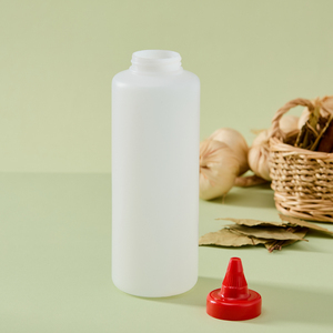 Bouteilles de sauce en plastique à bec verseur, avec bouchon supérieur, pour gâteaux, 250 ml, 360 ml, 500 ml, personnalisables en couleur et en logo - Product Image 2