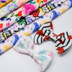 ผ้าโพลีเอสเตอร์ทรงกระสุนทรง100% ฟองขนาดเล็กสำหรับหัวโบว์ทำจากพลาสติกโพลีเอสเตอร์ - Product Image 3