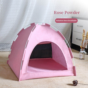 Cama Transpirable para <span class=keywords><strong>Gatos</strong></span>, Corralito Plegable para Mascotas, Carpa de Camping Ecológica para <span class=keywords><strong>Gatos</strong></span> - Product Image 4