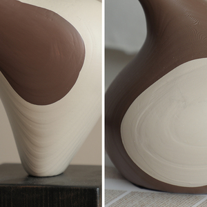 Moderne, Kreative, Abstrakte Menschliche Holzmaserung-Ornament-Dekoration, Kunstharz-Kunsthandwerk-Figur für das Wohnzimmer - Product Image 5