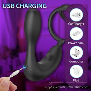Choque eléctrico Chastity Butt Plug Juguetes sexuales Prostata Masajeador Anal Beads Tail Vibrador Anal Vibrador para hombres <span class=keywords><strong>y</strong></span> mujeres - Product Image 4