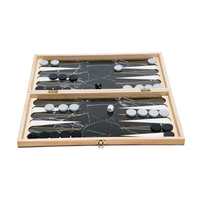 Vente en gros d'usine, jeu d'échecs en bois pliable 3 en 1 avec logo personnalisé, backgammon, dames, plateau pliable, jeu d'échecs, jouets éducatifs pour enfants