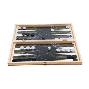 फैक्टरी थोक कस्टम लोगो लकड़ी की तह 3 में 1 शतरंज सेट बैकगैमन चेकर्स फोल्डेबल बोर्ड शतरंज बच्चे के लिए शैक्षिक खिलौने - Product Image 6