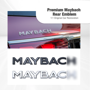 Emblème de <span class=keywords><strong>capot</strong></span> <span class=keywords><strong>avant</strong></span> et badge de coffre arrière pour <span class=keywords><strong>Mercedes</strong></span> Maybach Classe GLS X167, autocollant logo lettres chromées de luxe - Product Image 4