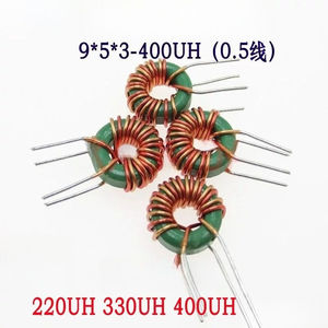 Inductor de anillo magnético 953-400UH0.5, inductor de modo común de diámetro de cable de 0.5 mm, inductor de filtro de fuente de alimentación de CC, inductor de anillo - Product Image 1