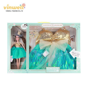 Fashion 11.5 Inch Beauty Doll Set Dressing and Play Include <strong>Clothes</strong> Dolls Set Toys for <strong>Kids</strong> - Product Image 1