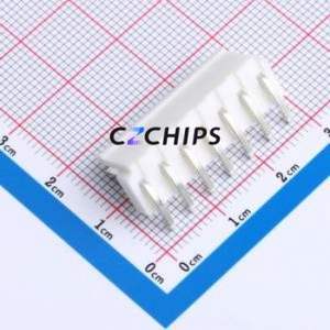 XD-VH-7A7W Wire-to-Board Pin Header Bent Lead Through Hole,P=3.96mm Connector 1x7P 3.96mm Right Angle Insert VH - Product Image 2