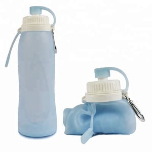 Bouteille d'eau en silicone anti-fuite 2018, bouteille pliable pour les voyages et les sports - Product Image 4