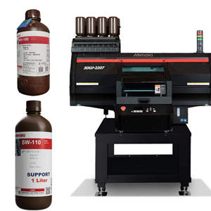 Tinta UV Magenta MH-100 de 1000 ml para Impresora de Impresión Digital Mimaki, Tinta de Impresión Compatible con 3DUJ-2207 - Product Image 2