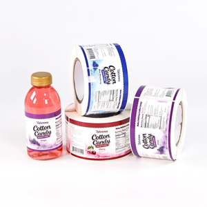 Custom Waterproof Beverage <strong>Bottle</strong> <strong>Labels</strong> | Food Grade Adhesive Stickers For Juice &amp; Drink <strong>Bottles</strong> - Product Image 4