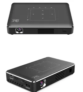 Latest 4 4kビデオポータブルP10 IIインタラクティブプロジェクター2.4G/5G wifiタッチスクリーンミニ電話ワイヤレスプロジェクター