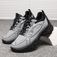 Nouvelles chaussures pour hommes, chaussures de sport décontractées tendance et polyvalentes, chaussures pour hommes à semelle épaisse, légères et respirantes, chaussures tendance
