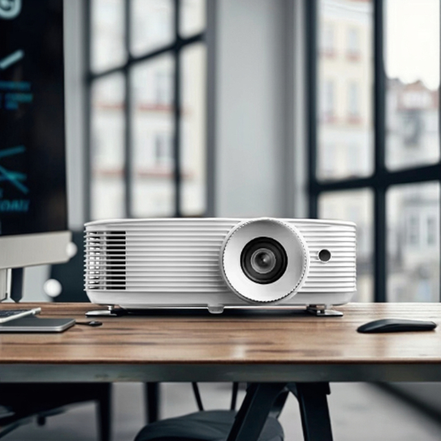 Optoma HD15 4K UHD DLP Laser Projector 1080P Full 3D 3600 Lumens 25000:1 Contrast 28dB Quiet Business & Education Home Theater