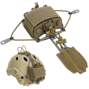 Pochette de contrepoids pour <span class=keywords><strong>casque</strong></span> tactique professionnel SIVI - Support ergonomique pour batterie NVG avec gestion des câbles pour casques FAST MICH - Product Image 1